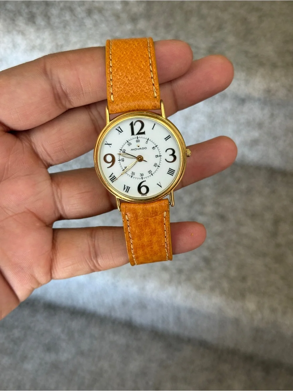 Movado elegant wristwatch